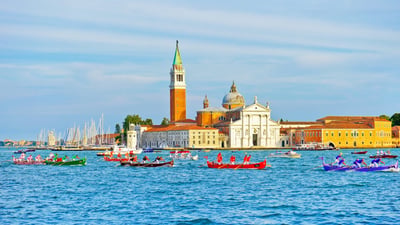 Bing wallpaper September 5, 2026. Regata Storica di Venezia, Venezia, Italia (© Javen/Shutterstock)