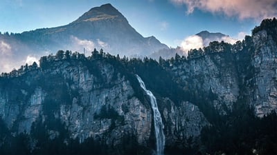 Bing wallpaper May 22, 2020. Reichenbach Falls, Bernese Oberland, Switzerland (© Chris Milne/Alamy)