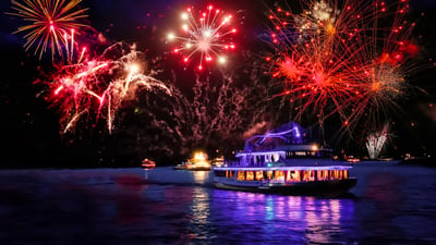 Bing wallpaper August 8, 2025. Feuerwerk Rhein in Flammen, Spay/Koblenz, Rheinland-Pfalz (© EKH-Pictures/Getty Images)