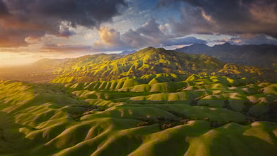 Bing wallpaper March 9, 2021. Foothills of the Diablo Range in the East Bay region of Northern California (© Jeff Lewis/Tandem Stills + Motion)
