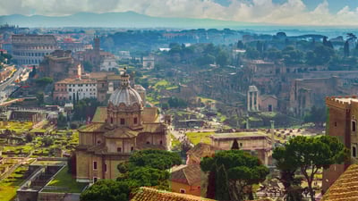 Bing wallpaper March 15, 2022. The Roman Forum, Rome, Italy (© Peter Zelei Images/Getty Images)