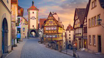 Bing wallpaper August 17, 2023. Rothenburg ob der Tauber, Bavaria, Germany (© RudyBalasko/Getty Images)