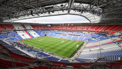 Bing wallpaper September 7, 2023. Parc Olympique Lyonnais, Groupama Stadium OL Vallée, Lyon (© dpa picture alliance/Alamy Stock Photo)