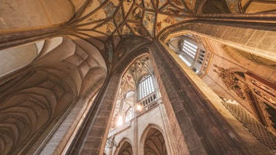 Bing wallpaper August 23, 2025. St. Barbara's Cathedral, Kutná Hora, Czechia (© Castka/Getty Images)
