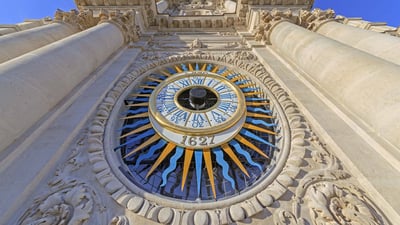 Bing wallpaper March 29, 2019. Horloge de l’église Saint-Paul-Saint-Louis, Quartier du Marais, Paris, France (© DUCEPT Pascal/hemis.fr/Getty Images)