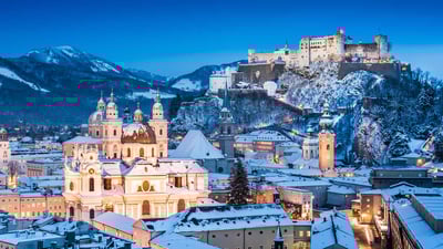 Bing wallpaper December 16, 2024. Salzburg, Austria (© bluejayphoto/Getty Images)
