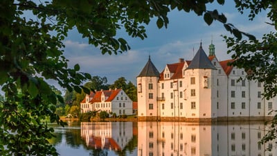 Bing wallpaper May 18, 2022. Glücksburg Castle, Schleswig-Holstein, Germany (© Christian Back/eStock Photo)