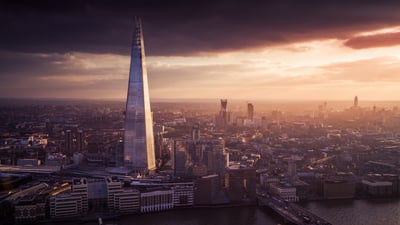 Bing wallpaper April 6, 2025. The Shard, London, England (© Dennis Fischer Photography/Getty Images)