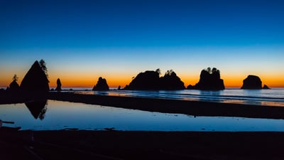 Bing wallpaper November 6, 2024. Shi Shi Beach in Olympic National Park, Washington (© T.M. Schultze/TANDEM Stills + Motion)