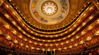 Bing wallpaper March 27, 2024. Teatro Colón in Buenos Aires, Argentina (© Wei Hao Ho/Alamy)