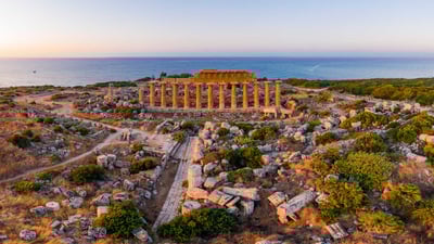 Bing wallpaper April 30, 2023. Temple E at Selinunte, Sicily, Italy (© Antonino Bartuccio/eStock)