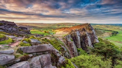 Bing wallpaper July 1, 2021. The Roaches, Peak District, England (© George W Johnson/Getty Images)