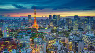Bing wallpaper December 22, 2019. ｢夕暮れの東京タワー｣ (© rudi1976/Alamy)
