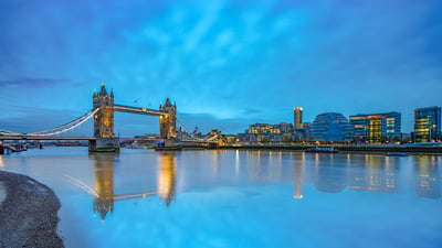 Bing wallpaper March 31, 2023. Tower Bridge, London, England (© Pajor Pawel/Shutterstock)