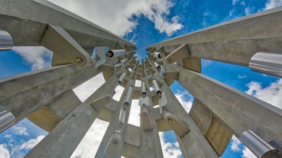Bing wallpaper September 11, 2019. The Tower of Voices at the Flight 93 National Memorial in Shanksville, Pennsylvania (© Amy Cicconi/Alamy)