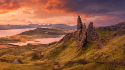 Bing wallpaper November 30, 2023. The Storr, a rock outcrop on the Isle of Skye, Scotland (© Juan Maria Coy Vergara/Getty Images)