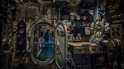 Bing wallpaper April 11, 2020. Forward engine room of the USS Drum, a Gato-class submarine at Battleship Memorial Park, Mobile, Alabama (© Warren Weinstein/Getty Images)