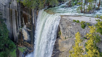 Bing wallpaper April 18, 2020. Vernal Fall in Yosemite National Park, California (© elvistudio/Shutterstock)