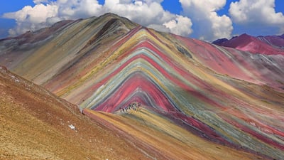 Bing wallpaper March 2, 2019. Vinicunca Mountain in the Cusco Region of Peru (© sorincolac/Getty Images)