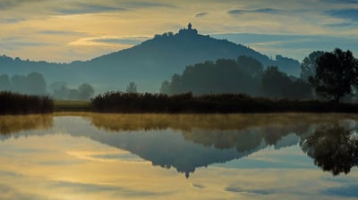 Bing wallpaper August 3, 2021. Wachsenburg Castle near Erfurt, Germany (© Radius Images/Offset by Shutterstock)