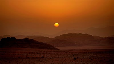 Bing wallpaper May 4, 2022. Wadi Rum, Jordan (© Thomas Coex/AFP via Getty Images)