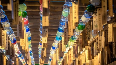 Bing wallpaper July 23, 2024. 川越氷川神社, 埼玉県 川越市 (© Joshua Hawley/Shutterstock)