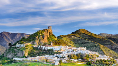 Bing wallpaper July 4, 2024. Zahara de la Sierra, Andalusia, Spain (© Francesco Carovillano/eStock Photo)